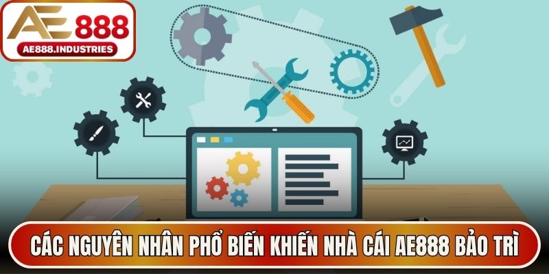 Các nguyên nhân phổ biến khiến nhà cái AE888 bảo trì