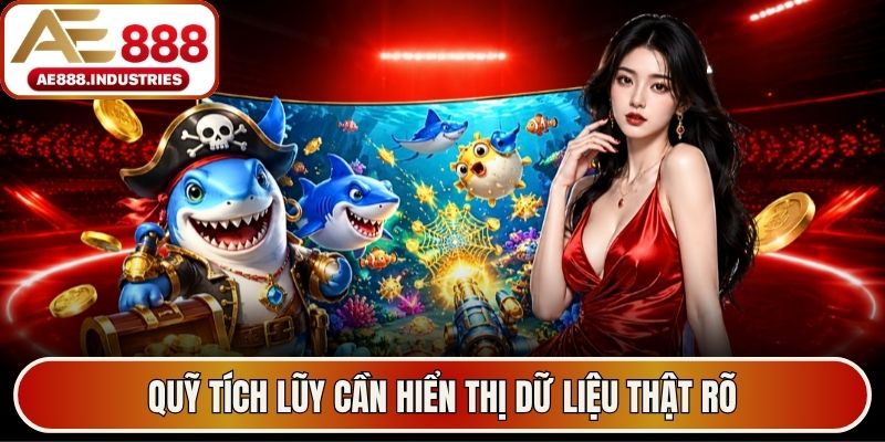 Quỹ tích lũy cần hiển thị dữ liệu thật rõ