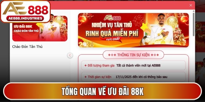 Tổng quan về ưu đãi 88K